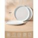 6 Pieces Dinner Plates, 10.5 Inch Plate Set, Scratch Resistant, Stoneware Dinnerware, Kitchen Modern Rustic Serving Dishes, White With Speckled_maomaolike.com
