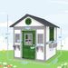 Wooden Playhouse For Kids Outdoor With Doors, Windows, Planter Pots And Boxes For Toddlers 3-8 Years, White_maomaolike.com