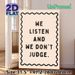 Inspirational Quote Painting Poster, Minimalist Wavy Border Text Poster, Warm Inclusive Message For Office, Counseling Space Or Living Room_maomaolike.com