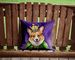 Corgi King Of Mardi Gras Throw Pillow Machine Washable, Indoor Outdoor Decorative Pillow For Couch, Bed Or Patio, 14Hx14W_maomaolike.com
