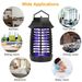 Bug Zapper Electric UV Mosquito Killer Lamp Insect Killer Light Pest Fly Trap Catcher Harmless Odorless Noiseless Narrow Safe Gap For Home Restaurant_maomaolike.com