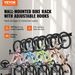 VEVOR Bike Storage Rack, 8 Bike Racks And 7 Helmets Hooks, Wall Mount Bike Storage Hanger, Home & Garage Organizer, Customizable For Various Bike Sizes, Adjustable Holder, Holds Up To 400 Lbs, 72-inch_maomaolike.com