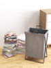 Foldable Net Red Storage Basket Household Dirty Hamper Bathroom Clothes Bin_maomaolike.com