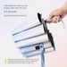 Customized Reinforced Multi-bone Wind-resistant Black-coated Sun Protection Umbrella For Men And Women, UV Protection, Enlarged, S_maomaolike.com