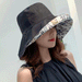Hot Sale 2023 Women's Bucket hat Panamanian Women Four Seasons Big Brim Double-Sided Fisherman Hat Sun Visor C_maomaolike.com