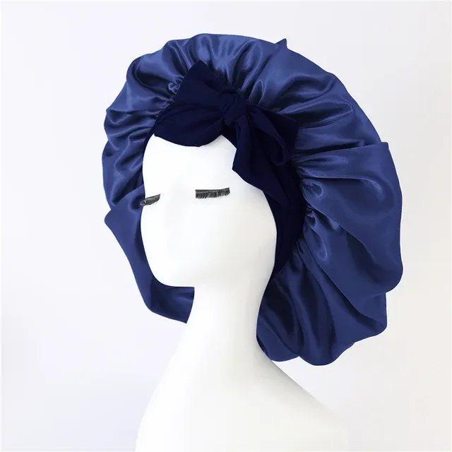 Hot Sale Silk Night Bonnet Satin Hat To Sleep Bonnets for Women Cap Beanie Curly Braid Hair DM04_maomaolike.com