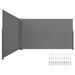 VEVOR Retractable Side Awning, 63''x 236'' Full Aluminum Rust-Proof Patio Sunshine Screen, Outdoor Privacy Divider & Wind Screen, Works For Courtyard, Balcony, Roof Terraces And Pools, Gray_maomaolike.com