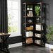 Corner Bookshelf, Industrial Corner Etagere Bookcase_maomaolike.com