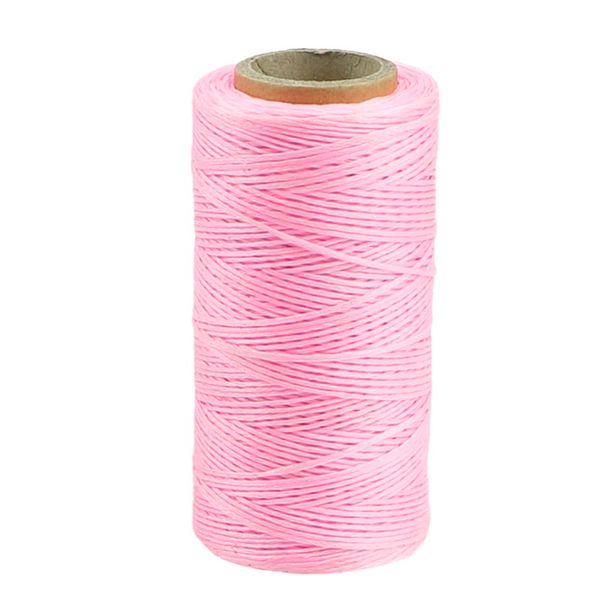 260m/284yard 0.8mm Thickness Waxed Thread 150D For Leather Waxed Cord For Diy Handicraft Tool Hand Stitching Thread Flat Waxed_maomaolike.com