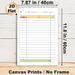 Allowance Earning Tracking Painting Poster, Soft Pastel-hued Table-style Poster, Practical Tool To Log Tasks And Earned Amounts, Suitable For Home Use_maomaolike.com