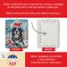 Bernese Mountain Dog Christmas Porcelain Ornament Christmas Tree Hanging Decorations For Home Christmas Holiday, Rectangle, Gift, Multicolor_maomaolike.com