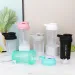 NEW Portable 300ml Protein Powder Shaker Leak Proof Water Bottle For Gym Outdoor Fitness Training Sport Mixing Cup Scale_maomaolike.com
