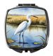 Snowy Egret In Coastal Marshes Compact Mirror Decorative Travel Makeup Mirror For Women Girls Gifts Pocket Makeup Mirror Folding Handheld_maomaolike.com