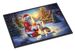 Chinese Crested And Santa Claus Doormat Front Door Mat Indoor Outdoor Rugs For Entryway, Non Slip Washable Low Pile, 24H X 36W_maomaolike.com