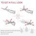 HOMCOM Prelit Holiday Christmas 4-Piece Set, Garland Wreath And Set Of 2 Entrance Trees With Warm White LED Lights, Red Berries, Pine Cones, Green_maomaolike.com