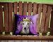 Whippet King Of Mardi Gras Throw Pillow Machine Washable, Indoor Outdoor Decorative Pillow For Couch, Bed Or Patio, 14Hx14W_maomaolike.com