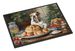 English Bulldog Christmas Cookies Doormat Front Door Mat Indoor Outdoor Rugs For Entryway, Non Slip Washable Low Pile, 24H X 36W_maomaolike.com