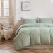 Bedding Sets Three Piece Set Solid Color Washed Cotton Ball Quilt Cover Set_maomaolike.com