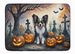 Papillon Spooky Halloween Memory Foam Kitchen Mat Machine Washable Anti-Fatigue Mat Cushion Comfort Bath Mat Or Kitchen Rug_maomaolike.com