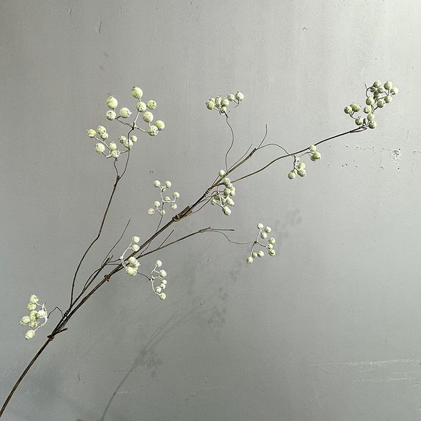 Artificial 13 Forks Large Clusters Mountain Return Fruit Vine Berry Wrapped Branch Floral Art Chinese Style Flower_maomaolike.com
