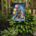 Yorkipoo Happy Birthday Garden Flag Mailbox Flag Decorative Yard Flag Banner Outside Patio Artwork Yard Flower Beds, Garden Size, Multicolor_maomaolike.com