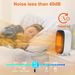 IAGREEA Portable Electric Space Heater, Mini Fast Heater With Rotary Adjustable Temperature Button, Safe And Quiet, Suitable For Office Desktop Indoor Use (white)_maomaolike.com
