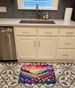 Hyacinths In Color Memory Foam Kitchen Mat Machine Washable Anti-Fatigue Mat Cushion Comfort Bath Mat Or Kitchen Rug_maomaolike.com
