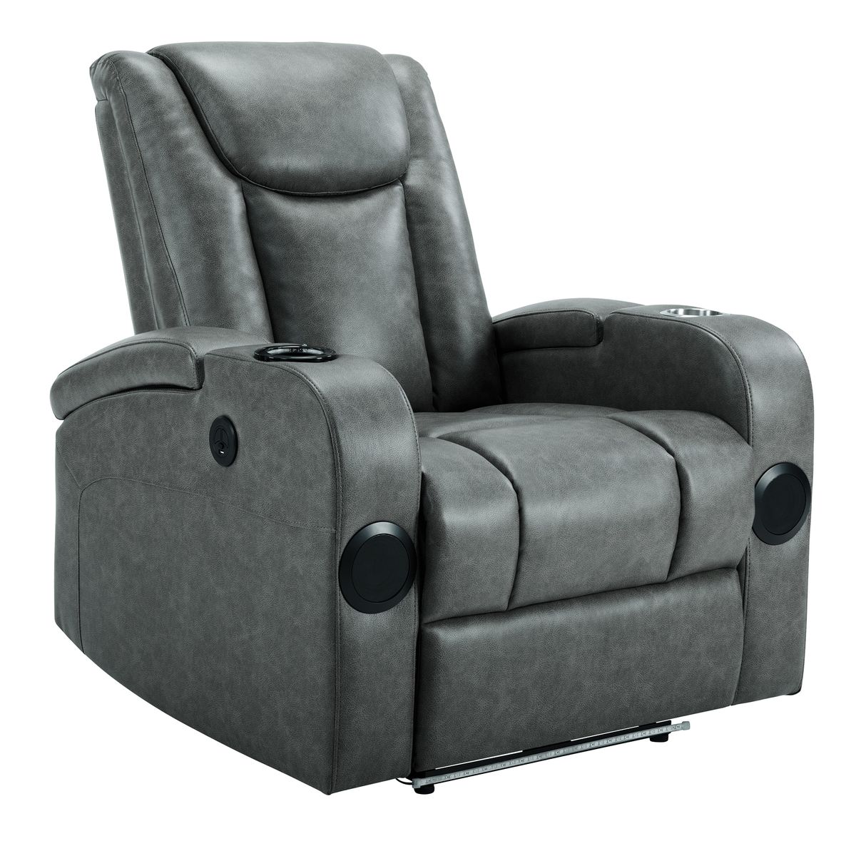 Recliner Sofa With Power Recline, Adjustable Split Back, USB Charging, Bluetooth Speakers & LED LightingRecliner Sofa With Power Recline, Adjustable Split Back, USB Charging, Bluetooth Speakers & LED_maomaolike.com