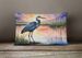 Birds, Birds, Birds Throw Pillow Throw Pillow For Indoor Couch Bed Outdoor Patio Washable, Blue Heron Setting Sun 7504,12Hx16W_maomaolike.com