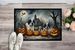 Saint Bernard Spooky Halloween Doormat Front Door Mat Indoor Outdoor Rugs For Entryway, Non Slip Washable Low Pile, 24H X 36W_maomaolike.com