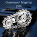 Stress Finger Flywheel Chain Fidget Spinner Boredom Anxiety Relief Artifact Gear Mechanical Metal Toy_maomaolike.com