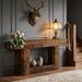 Wooden Console Table, Farmhouse 2-Tier Sofa Table Entryway Table_maomaolike.com