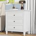 3-Drawer Nightstand Storage Wood Cabinet_maomaolike.com