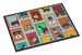 Lots Of Black And Silver Schnauzer Doormat Front Door Mat Indoor Outdoor Rugs For Entryway, Non Slip Washable Low Pile, 24H X 36W_maomaolike.com