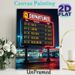 Airport Departures Board Painting Poster, Vintage Neon-lit Retro Flight Schedule Poster, Nostalgic Travel-inspired Decor Suitable For Living Room_maomaolike.com