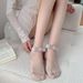 Women's Summer Thin Bow Non Slip Heel Hollow Short Shallow Mouth Invisible Lace Boat Socks Trendy_maomaolike.com