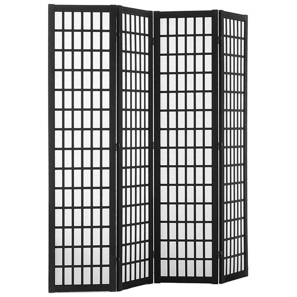VEVOR Room Divider, 4 Panel Japanese Room Divider, Wood Folding Privacy Screen Indoor, Japanese Partition Dividers Portable Decoration Screens, For Room Separation Home Office Restaurant & Bedroom_maomaolike.com
