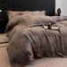 Class A Original Button Four-Piece Thickened Duvet Cover Sheet Dormitory Double Bed Top-sale Linen Set_maomaolike.com
