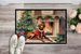 Vizsla Cozy Christmas Doormat Front Door Mat Indoor Outdoor Rugs For Entryway, Non Slip Washable Low Pile, 24H X 36W_maomaolike.com
