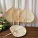 Traditional Summer Handmade Palm Leaf Fan For Kids, Baby, Mosquito Repellent, Cooling, Woven_maomaolike.com