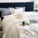 Luxury High-End Feel 200-Count Long-Staple Pure Four-Piece Set 100% Cotton Duvet Cover Bed Sheet Hotel Bedding_maomaolike.com