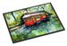 Little Red Street Car Doormat Front Door Mat Indoor Outdoor Rugs For Entryway, Non Slip Washable Low Pile, 24H X 36W_maomaolike.com