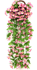 Cross-Border Exclusive Artificial Violet Vine Wedding Indoor Decoration Fake Flower Morning Glory Wall Hanging_maomaolike.com