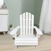 Outdoor Or Indoor Wood Children Adirondack Chair,white_maomaolike.com