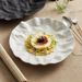 Wrinkled Flat Ceramic Stir-Fry 2025 New Steak Home High-End Aesthetic Japanese Western Food Plate_maomaolike.com
