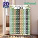 Numbers 1-100 Educational Painting Poster, Boho Earth-Toned Number Grid Poster, Clear Number Layout For Learning Counting, Suitable For Study Spaces_maomaolike.com