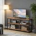 Console Table, Sofa Table TV Stand With 3-Tier Storage Shelves_maomaolike.com