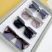 Unisex Fashion Round Diamond Studded Sunglasses Sun Protection Sunglasses Outdoor Rhinestone Glasses_maomaolike.com