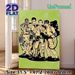 Ghostbusters Themed Painting Poster, Bold Comic-Style Team Illustration Poster, Nostalgic Pop Culture Decor Ideal For Living Room, Game Room_maomaolike.com