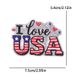 10PCS USA 250th Anniversary Embroidered Patches 1776-2026 American Flag Iron On Patches Bald Eagle Patriotic Embroidery Applique_maomaolike.com